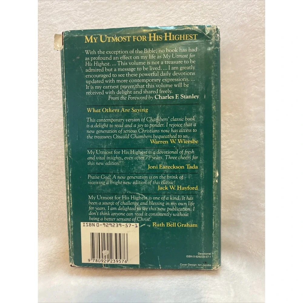 My Utmost For His‎ Highest Oswald Chambers Updated Edition Book
